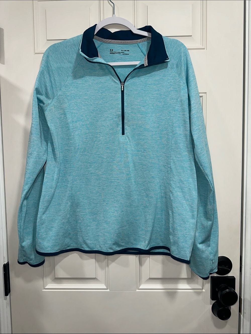 Under Armour Men’s Aqua Blue Half-Zip Performance Pullover
